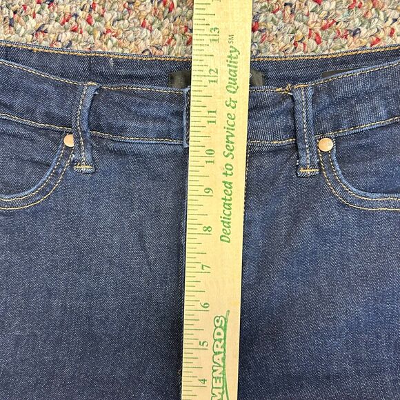 Judy Blue High Waist Dark Wash Tummy Control Wide Leg Crop Jeans Size 13/31 - Picture 12 of 14